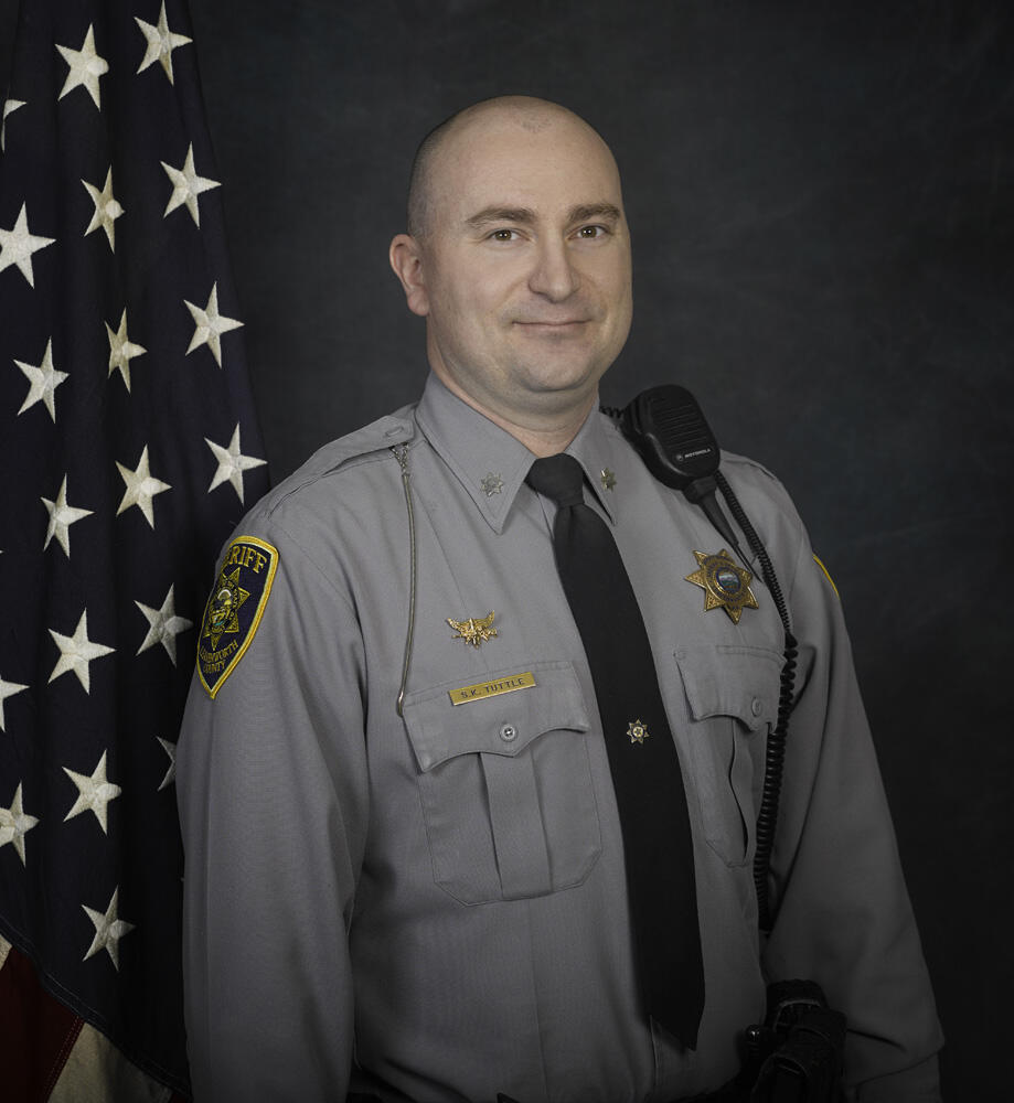 CORPORAL TUTTLE IN SHERIFF'S OFFICE UNIFORM