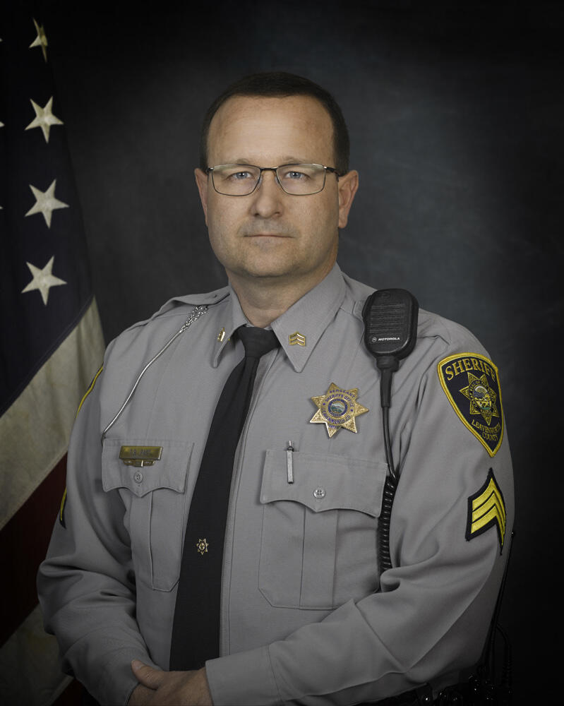 lieutenant tyler fast in sheriff's office uniform