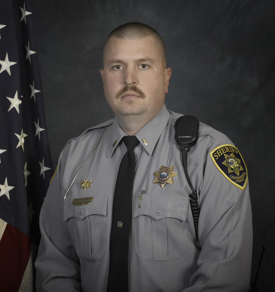 Eric Thorne wearing grey Sheriff's Office uniform